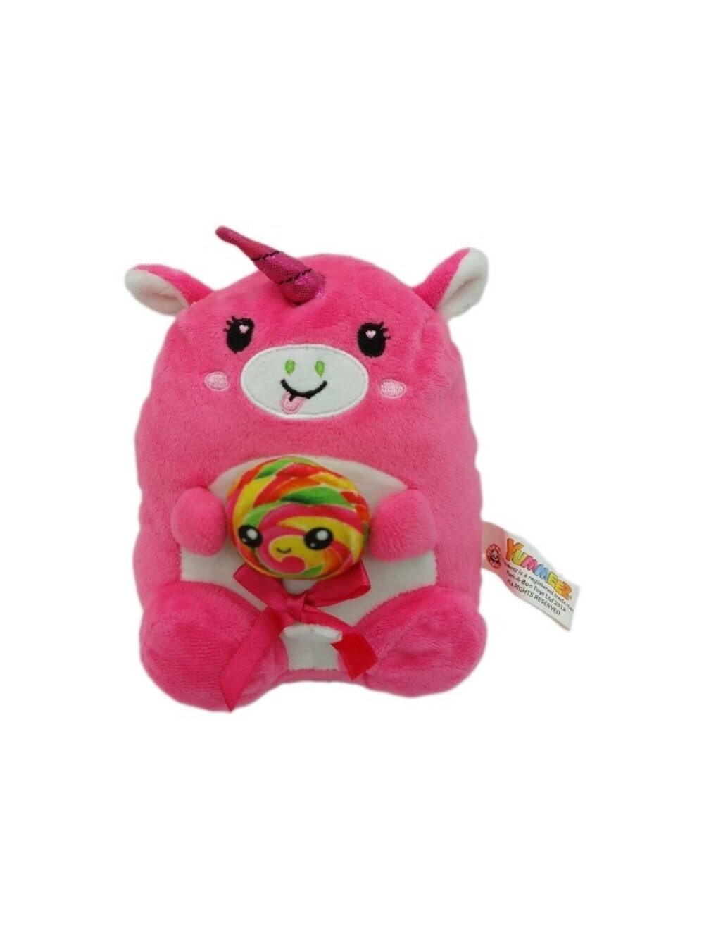 Yummeez ‘Loli’ Pink Unicorn with Lollipop 6”Plush Toy Stuffed Animal
